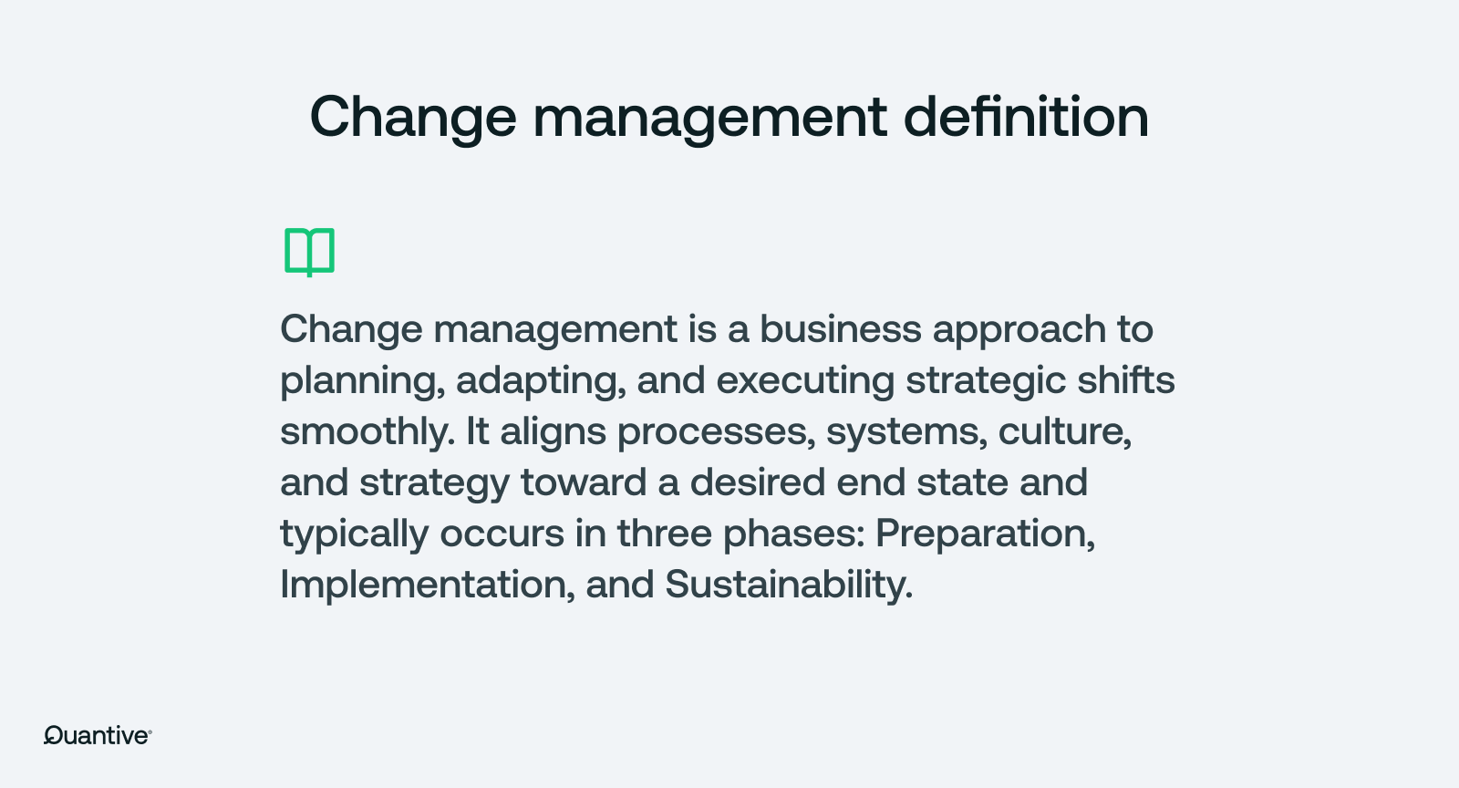 what is change management